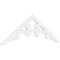 Ekena Millwork Pitch Vienna Architectural Grade PVC Gable Pediment, 72"W x 24"H x 1"P (8/12) GPP072X024X100VIE - alternate 1